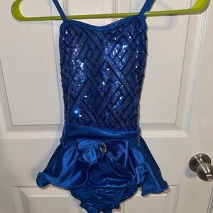 Blue Glittery Costume